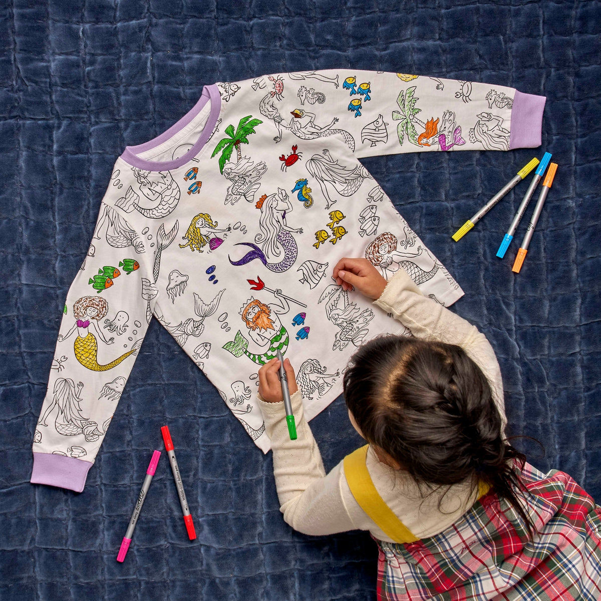 Colour-in pyjamas