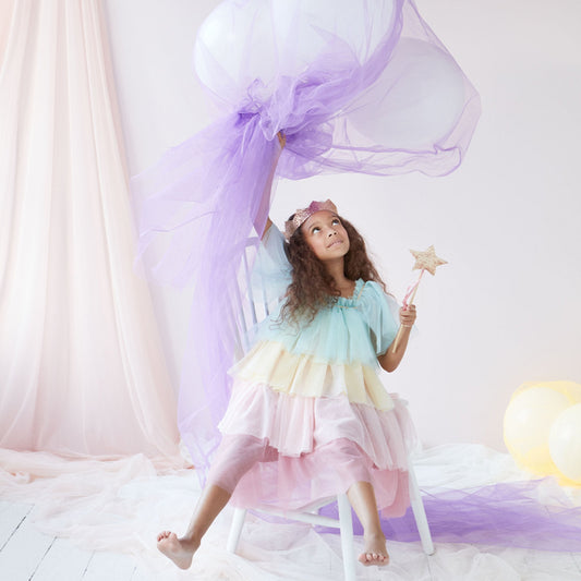 Rainbow princess dress
