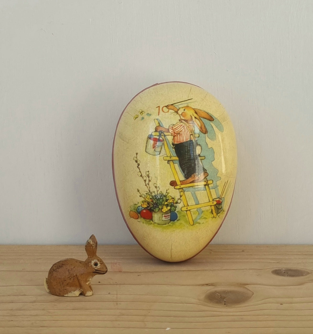 Mini rabbit in an egg