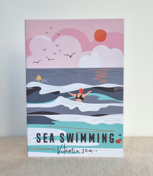 Sea swimming card
