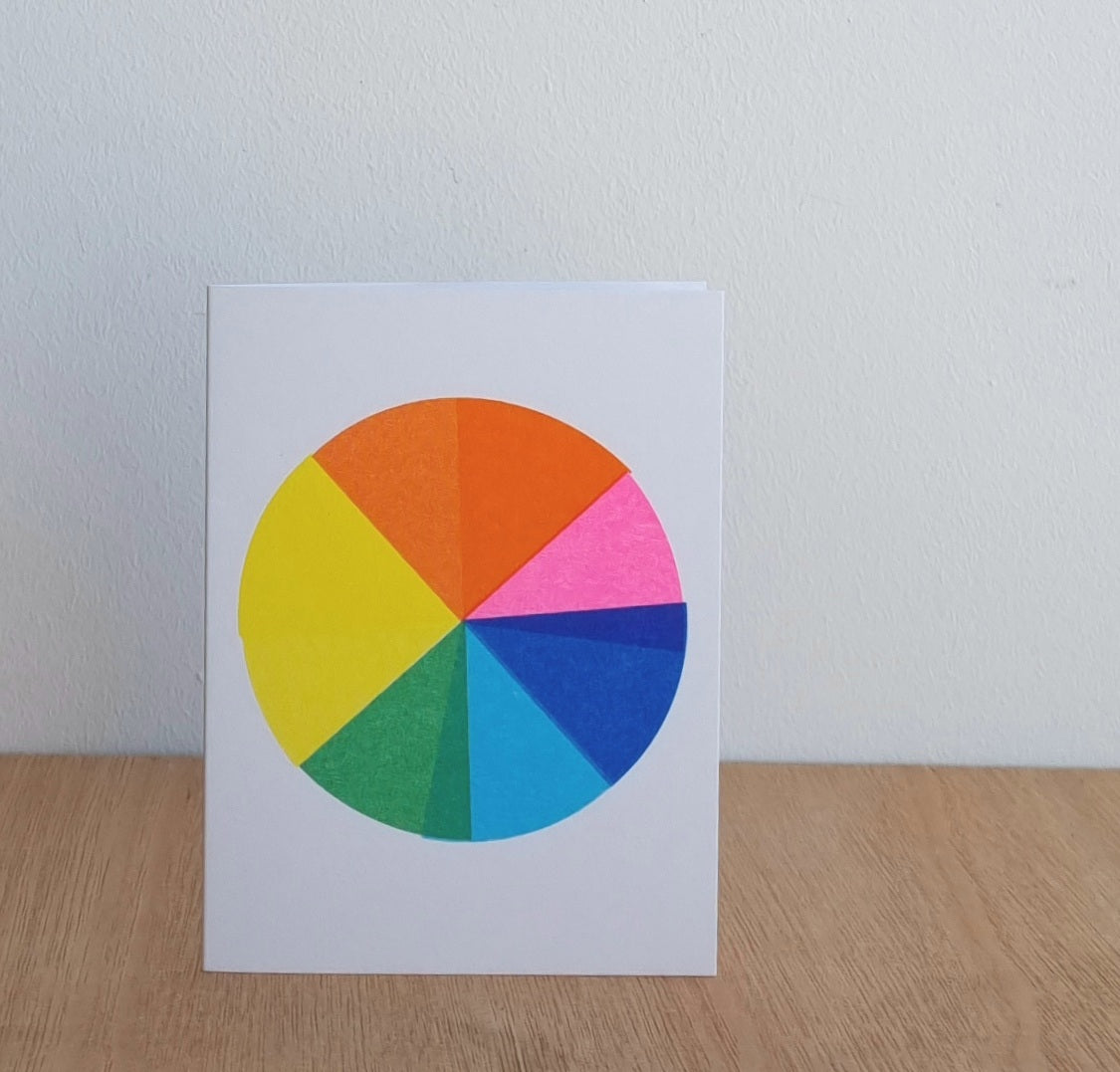 Colour wheel card