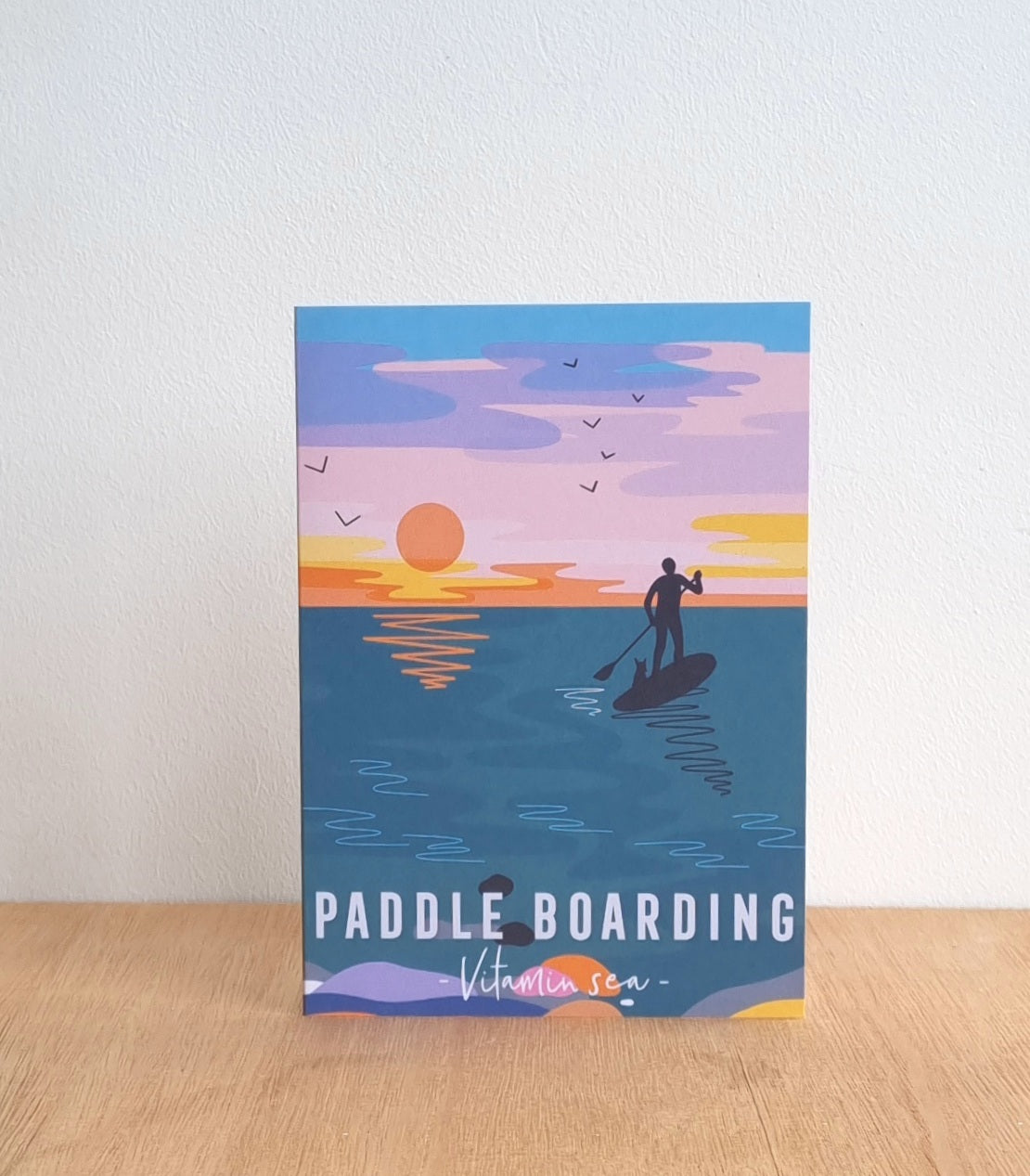 Paddle boarding card
