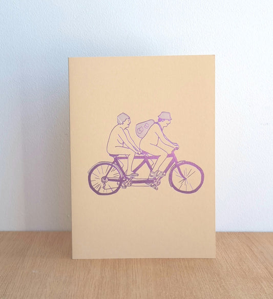 Naked cyclists card