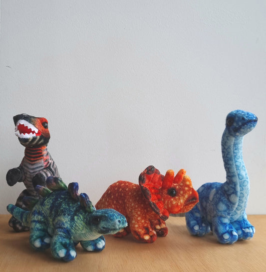 Dinosaur finger puppets