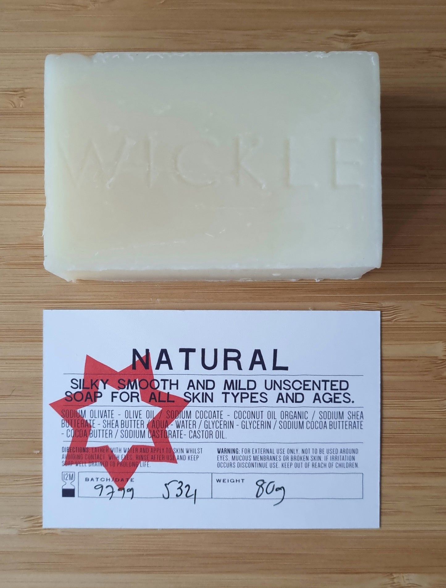 Handmade cold processed natural soap