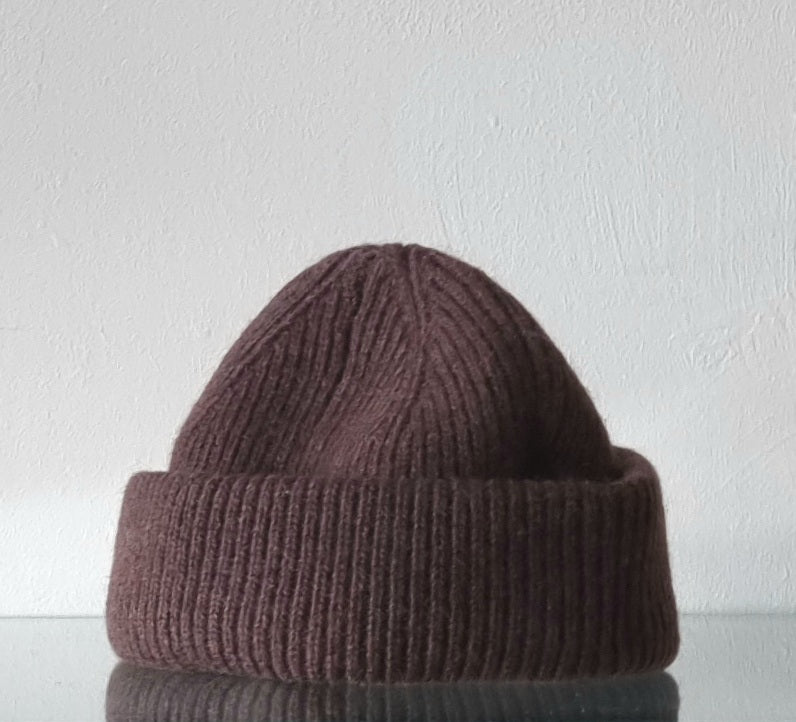 Knitted rolled hat