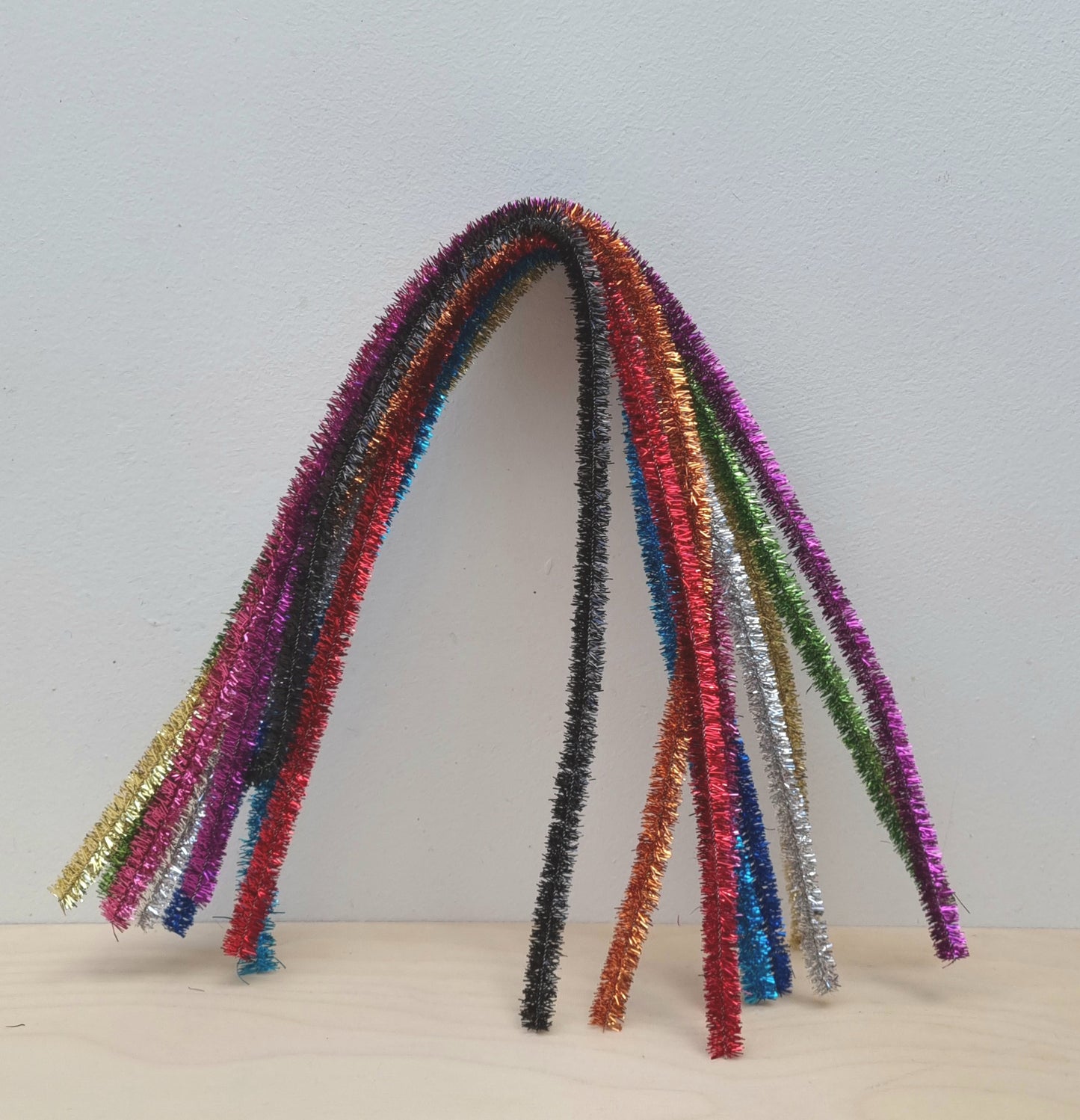 Sparkly pipe cleaners