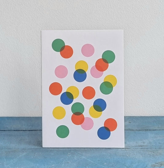 Confetti card