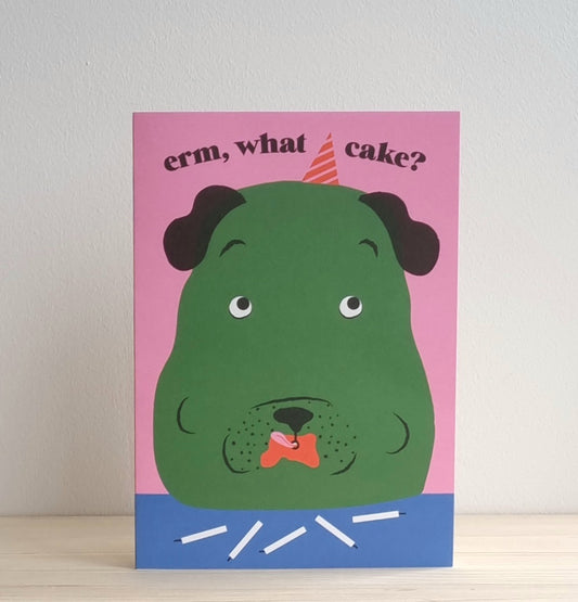 Erm, what cake card