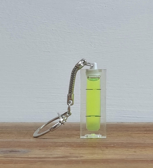 Spirit level key chain