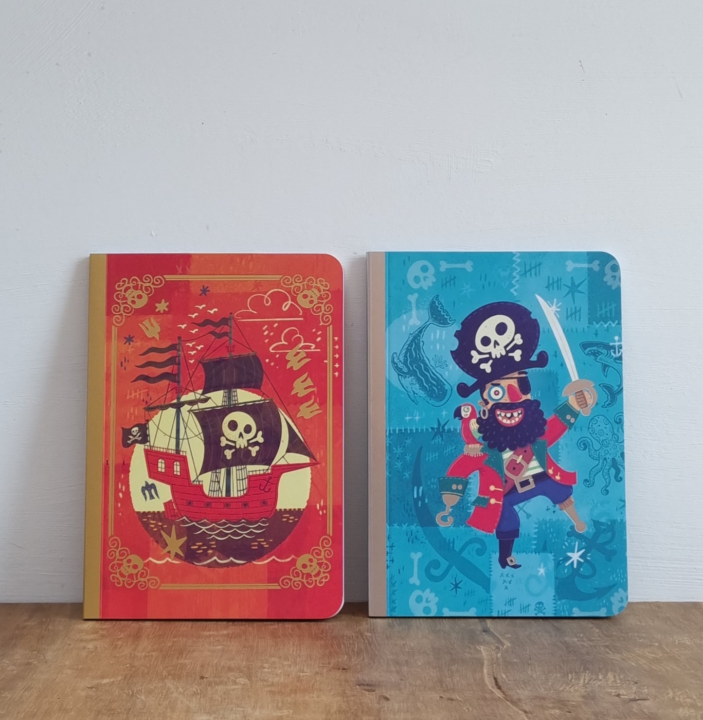 Pair of pirate books