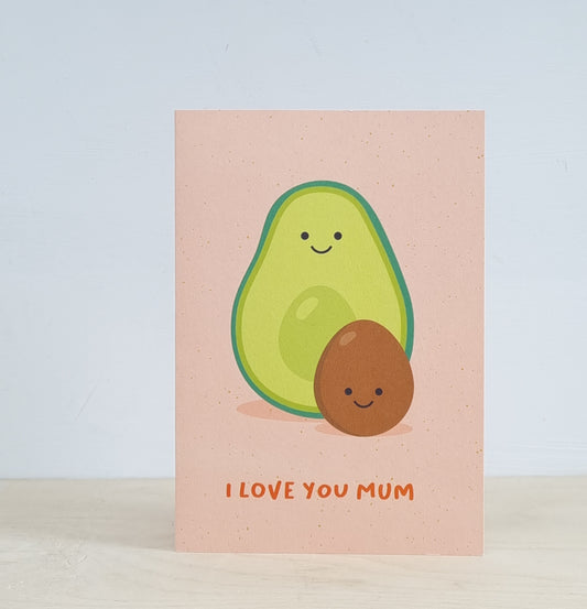 I love you mum card