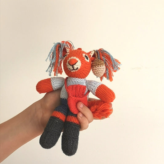 Knitted Squirrel