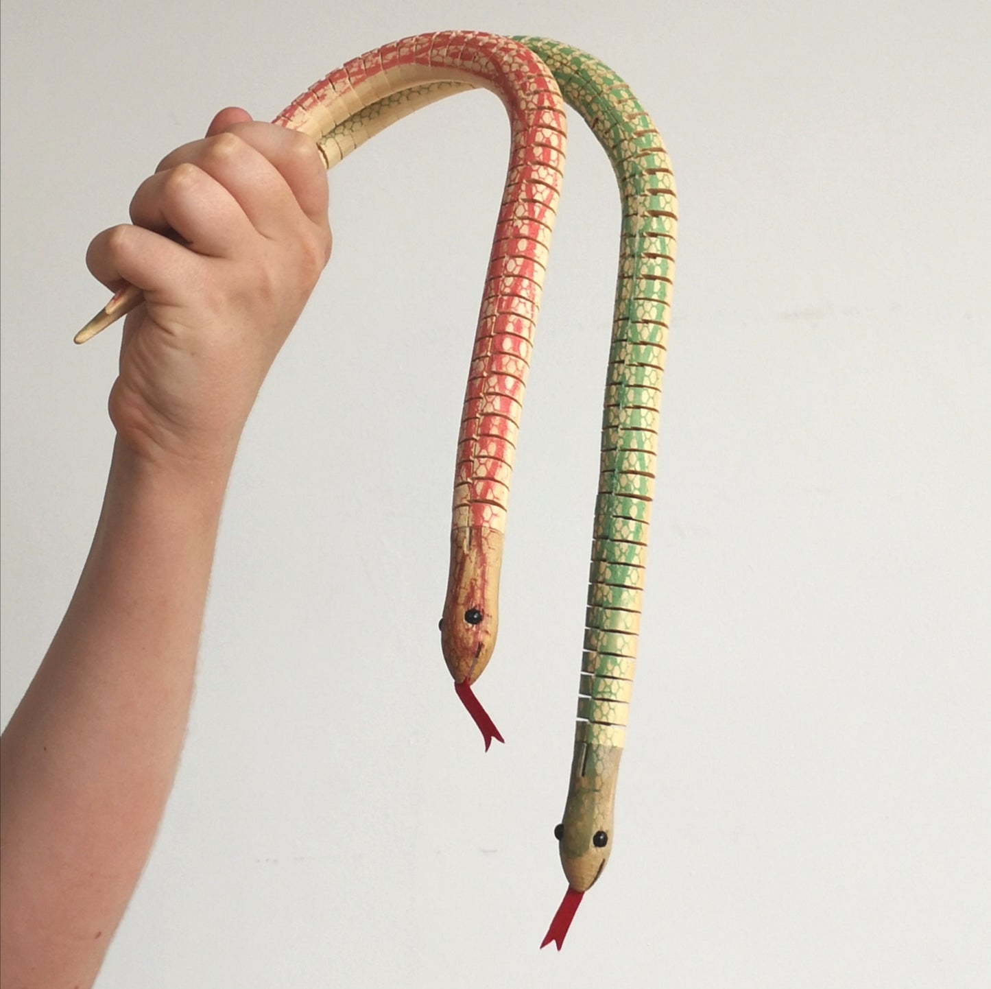 Wooden Wiggly snakes