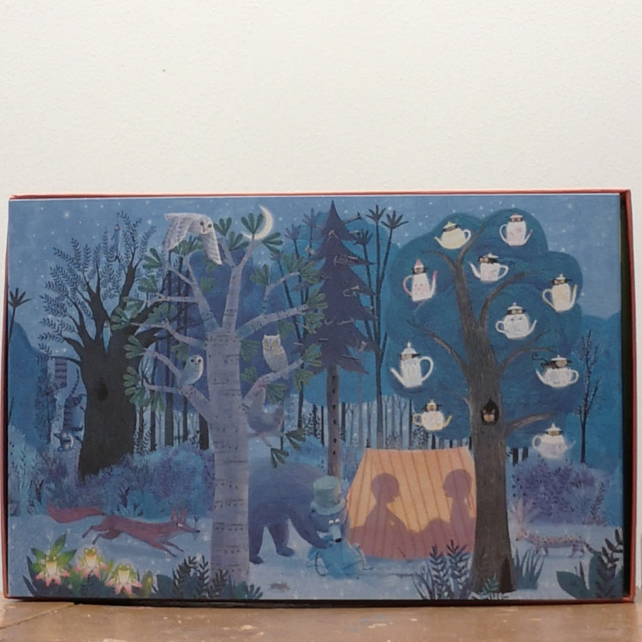 Reversible night and day in the forest puzzle