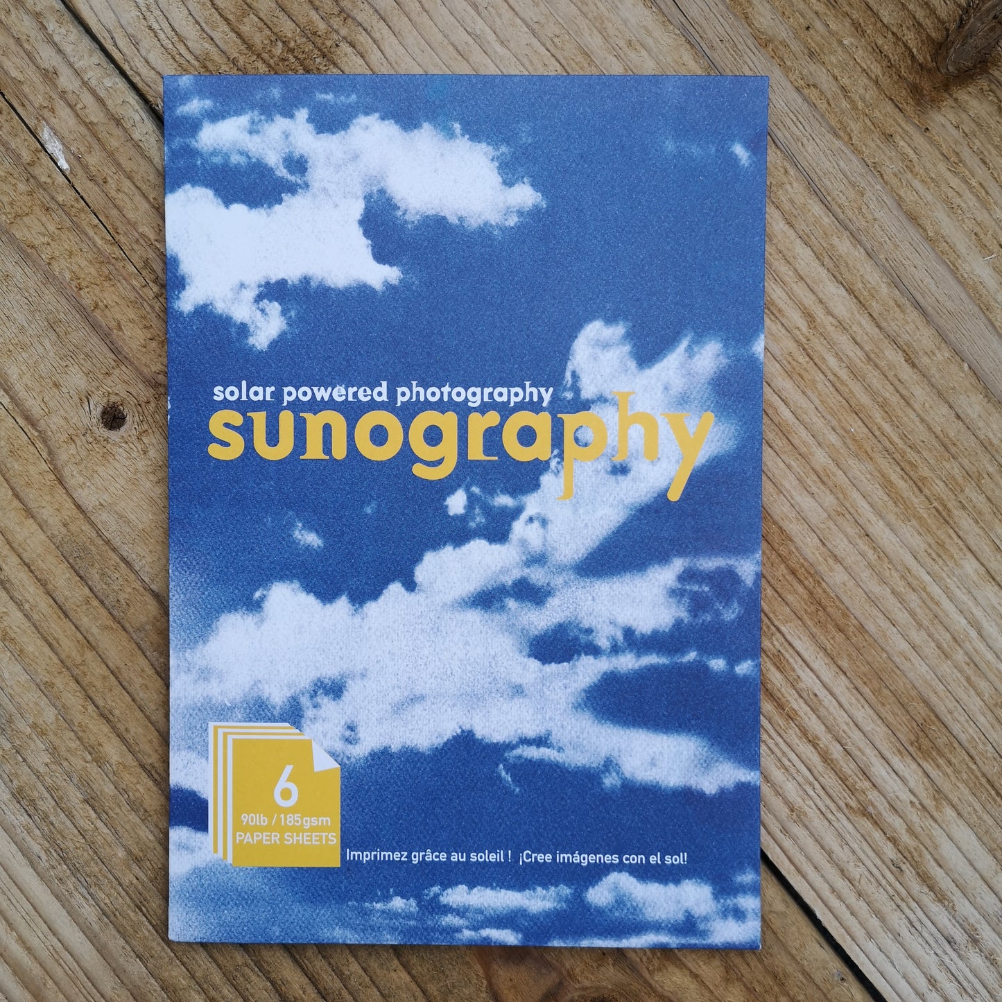 Sunography paper sheets