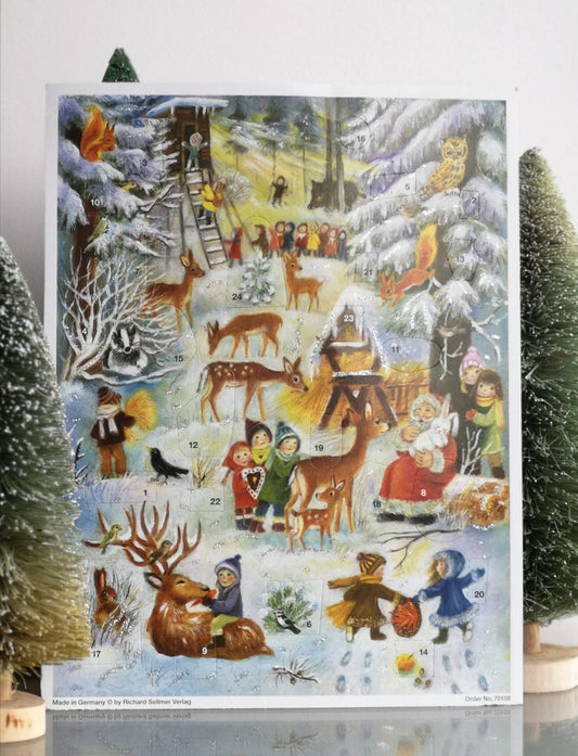 Traditional advent calendar