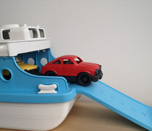 Ferryboat and 2 cars