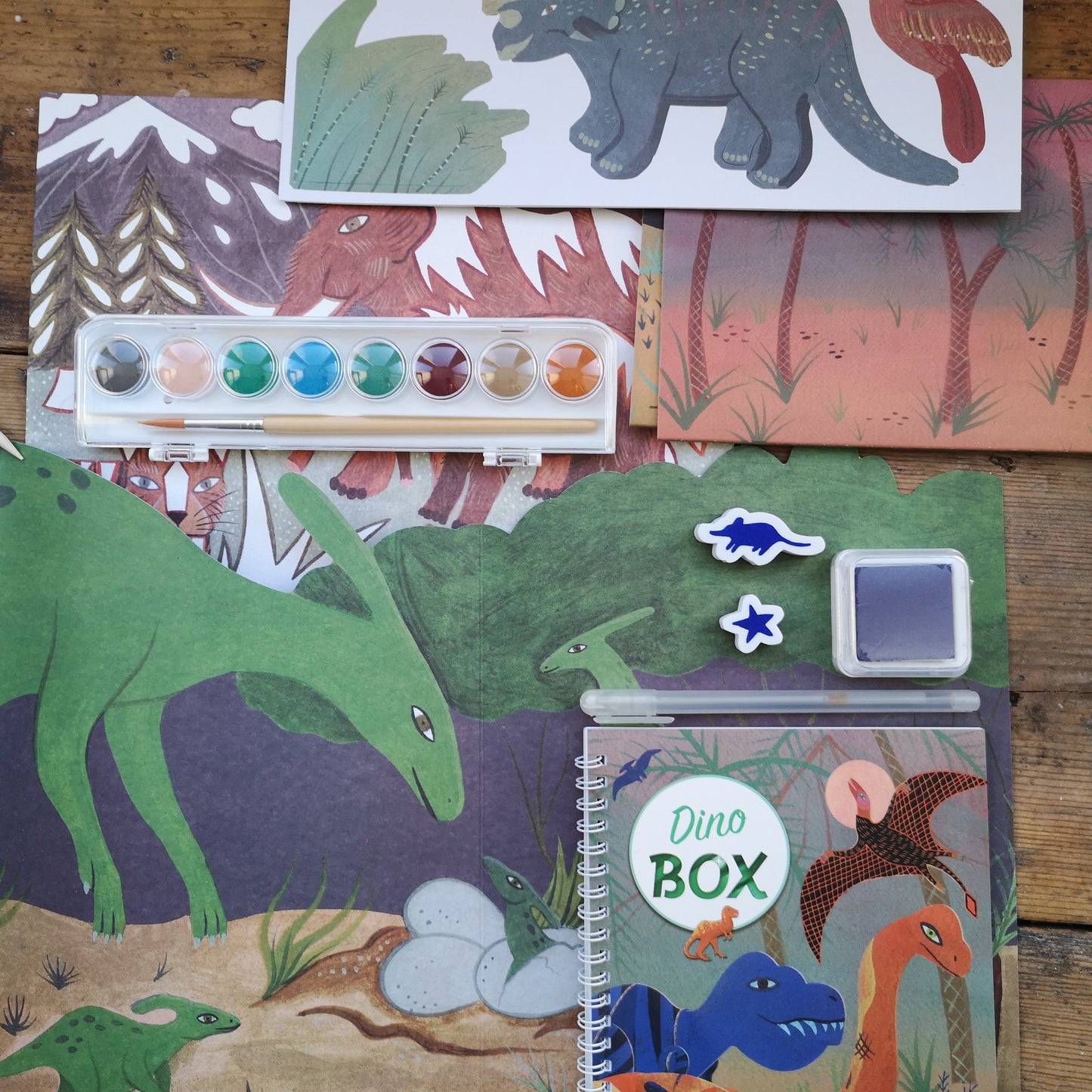 Dinosaur activity box
